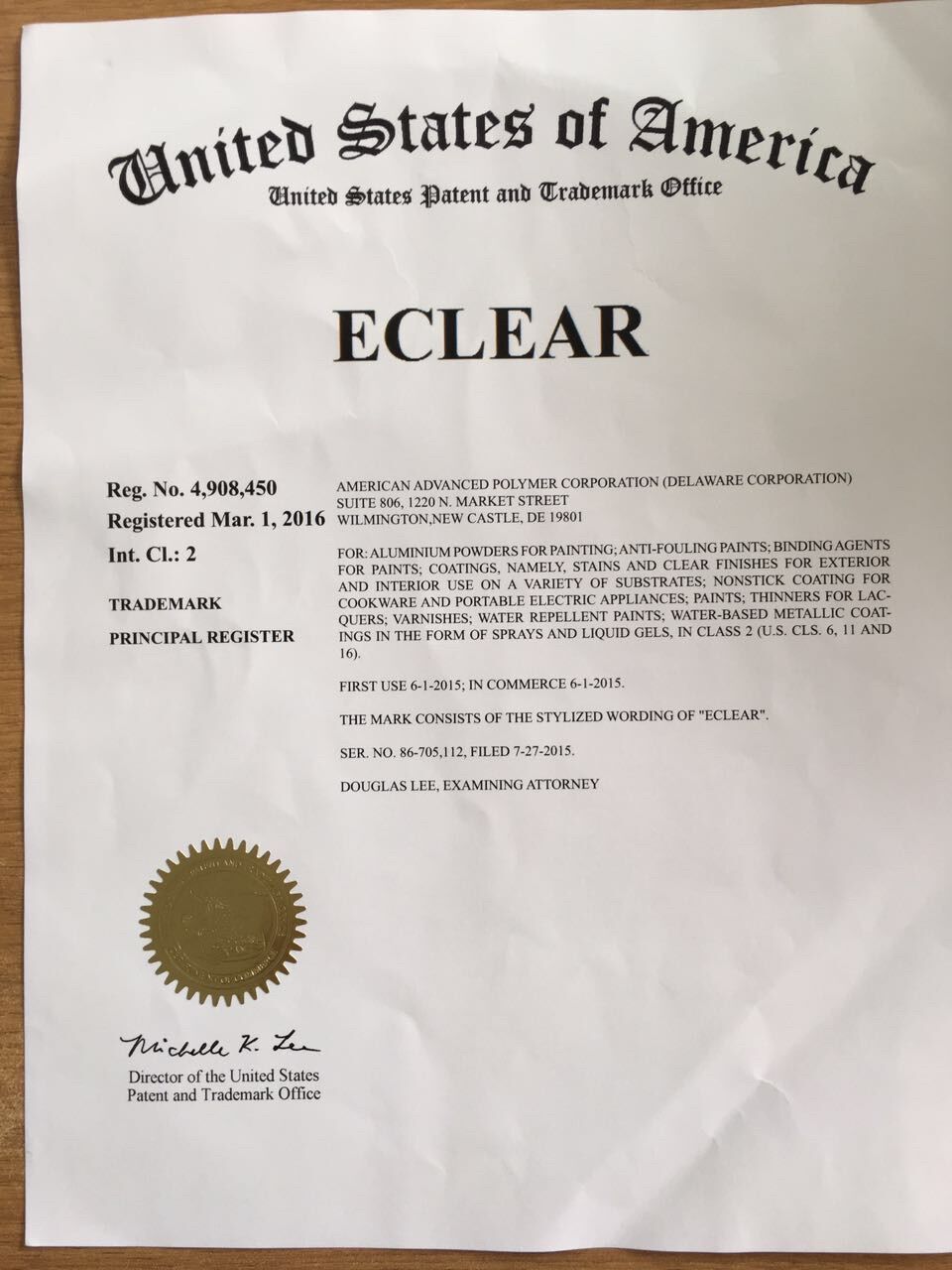 ECLEAR® Registered Trademark